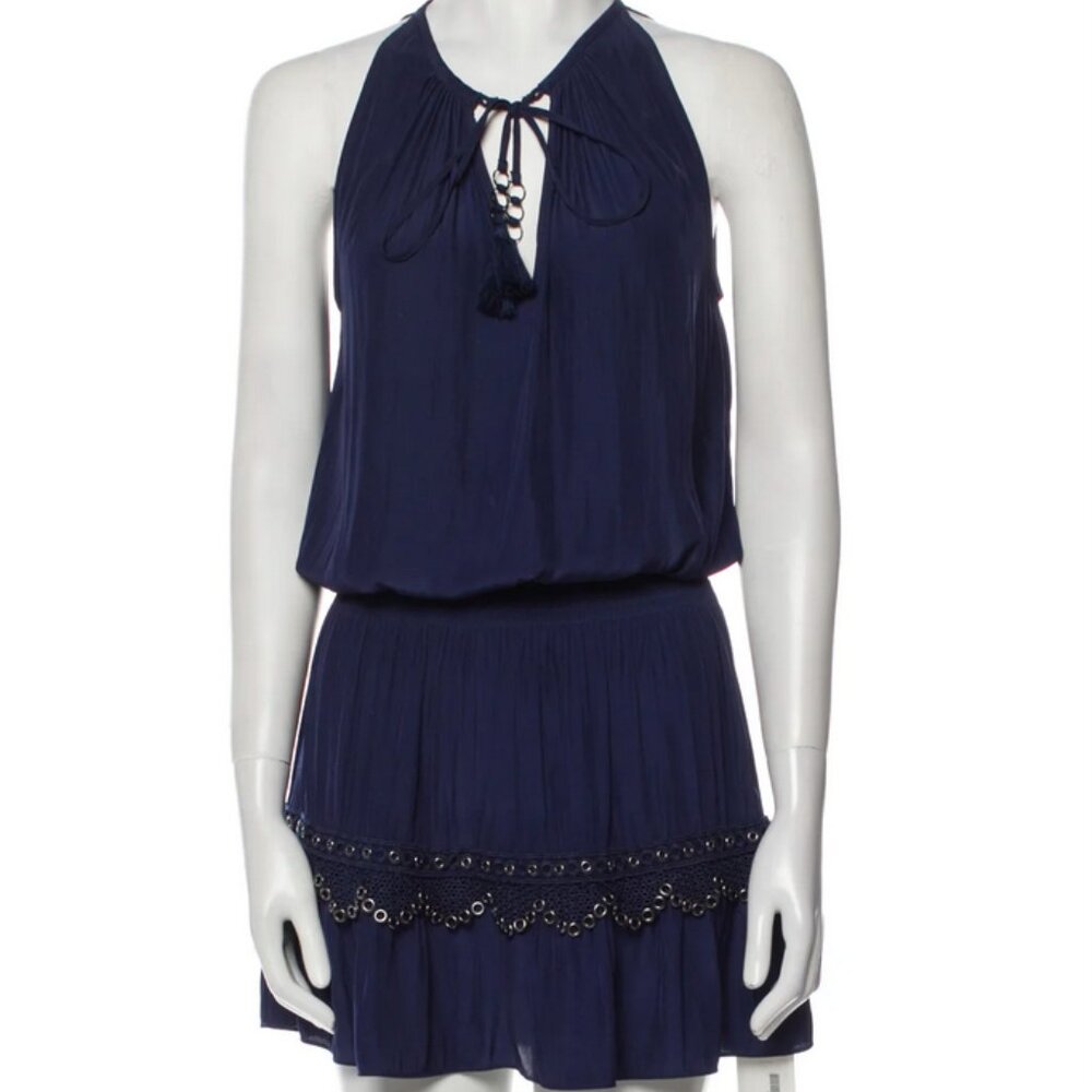 Ramy Brook navy mini dress small